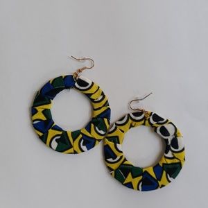 Boho Fabric Earrings